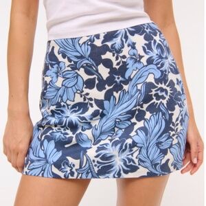 NWT A&F Scarlett Linen-Blend Mini Skort